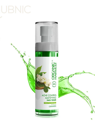 Organic Harvest Acne Control Mattifying Face Cleanser Toner