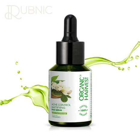 Organic Harvest Acne Control Mattifying Face Serum: Green