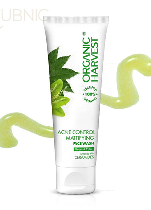 Organic Harvest Acne Control Mattifying Face Wash: Neem &