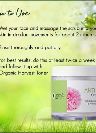 Organic Harvest Anti Tan Scrub 100gm + 50 gm - FACE SCRUB