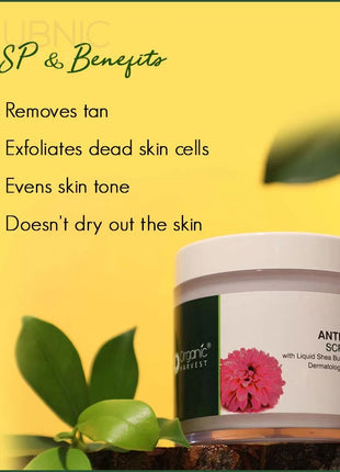 Organic Harvest Anti Tan Scrub 100gm + 50 gm - FACE SCRUB