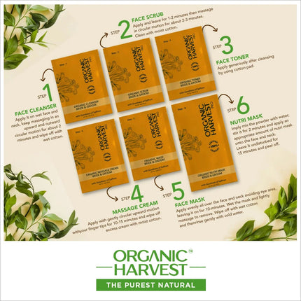 Organic Harvest Bride and Groom 6-step Facial Kit +
