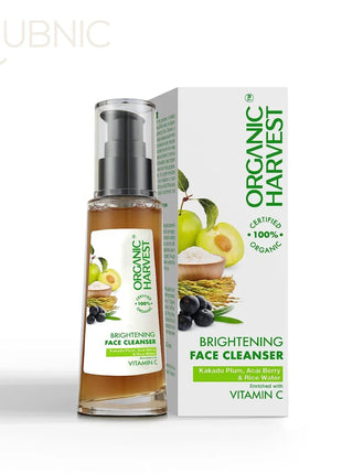 Organic Harvest Brightening Face Cleanser toner face serum -