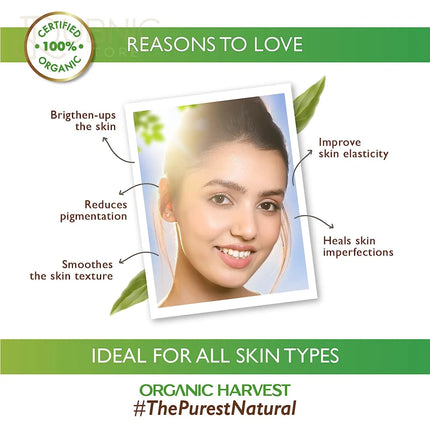 Organic Harvest Brightening Face Cleanser toner serum face