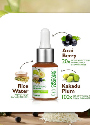 Organic Harvest Brightening Face Serum: Kakadu Plum Acai