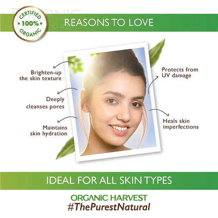 Organic Harvest Brightening Face Wash for Glowing Skin