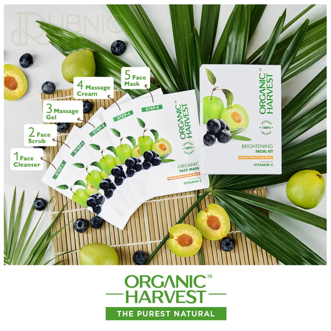 Organic Harvest Brightening Facial Kit pack of 6 - FACIAL