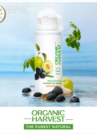 Organic Harvest Brightening Foaming Face Wash Serum Face