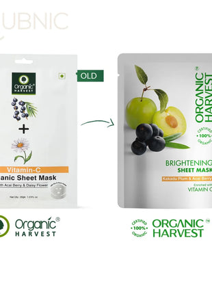 Organic Harvest Brightening Sheet Mask: Kakadu Plum & Acai