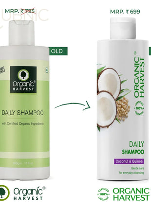 Organic Harvest Daily Shampoo For Men & Women 500 ml -