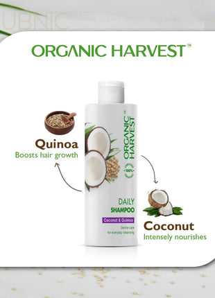 Organic Harvest Daily Shampoo with Coconut & Quinoa 500 ML +