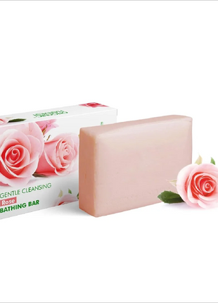 Organic Harvest Gentle Cleansing Rose Bathing Bar - pack