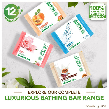 Organic Harvest Luxurious Bathing Bar pack of 2 - BATH SHOP