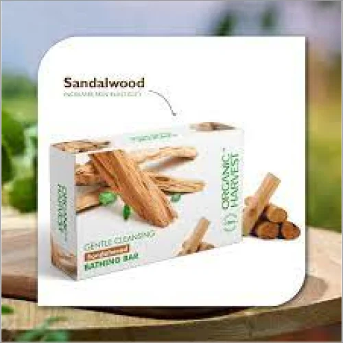 Organic Harvest Sandalwood Soap Bathing Bar - pack of 1 -