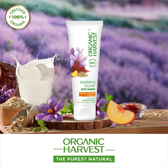 Organic Harvest Vitamin A Face Wash 100gm - face wash