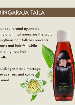 Ozone Bhringaraja Hair Oil - HAIR OIL