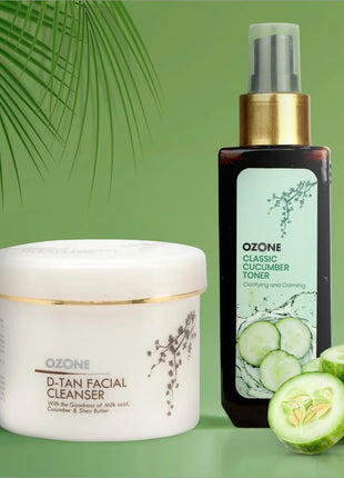 Ozone D-Tan Facial Cleanser - D-Tan & Hydrate Duo - FACE