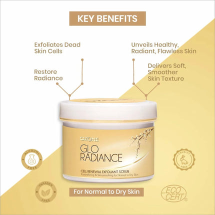 Ozone Glo Radiance Cell Renewal Exfoliant Scrub 200 GM -