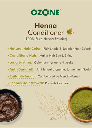 Ozone Henna (Mehndi) Powder - MEHNDI COLOUR