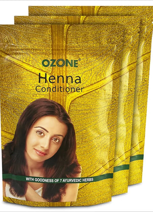 Ozone Henna (Mehndi) Powder - PACK OF 3 100 GM - MEHNDI