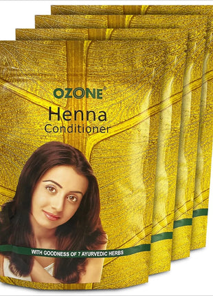 Ozone Henna (Mehndi) Powder - PACK OF 4 200 GM - MEHNDI