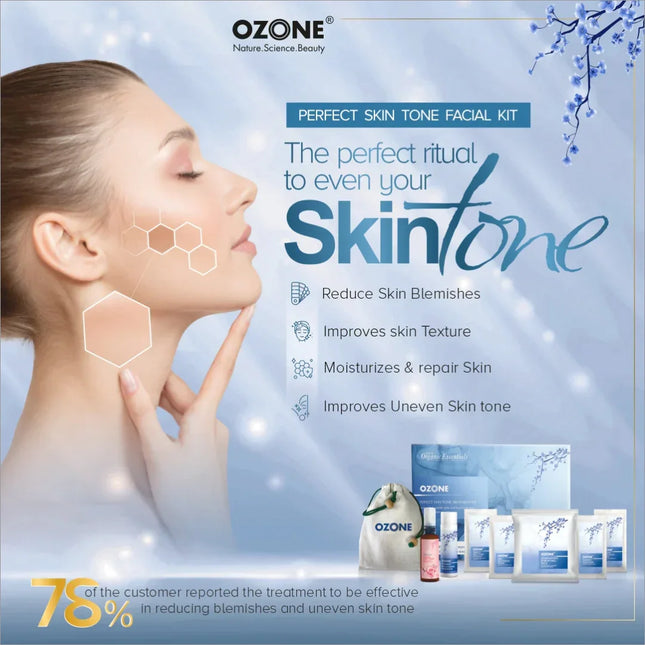 Ozone Perfect Skin Tone Facial Treatment Kit - FACIAL KIT