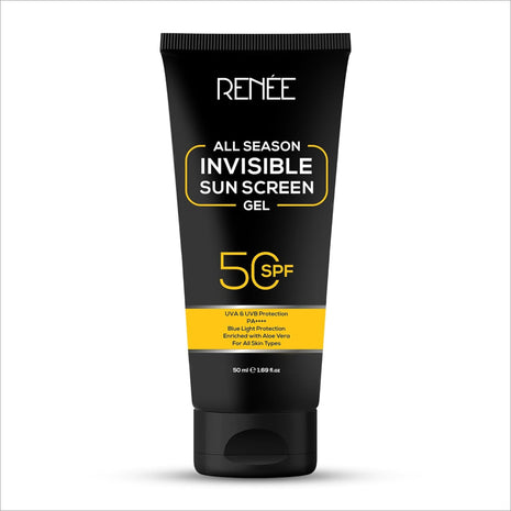 RENEE All Season Invisible Sunscreen Gel 50ml Spf 50 Broad