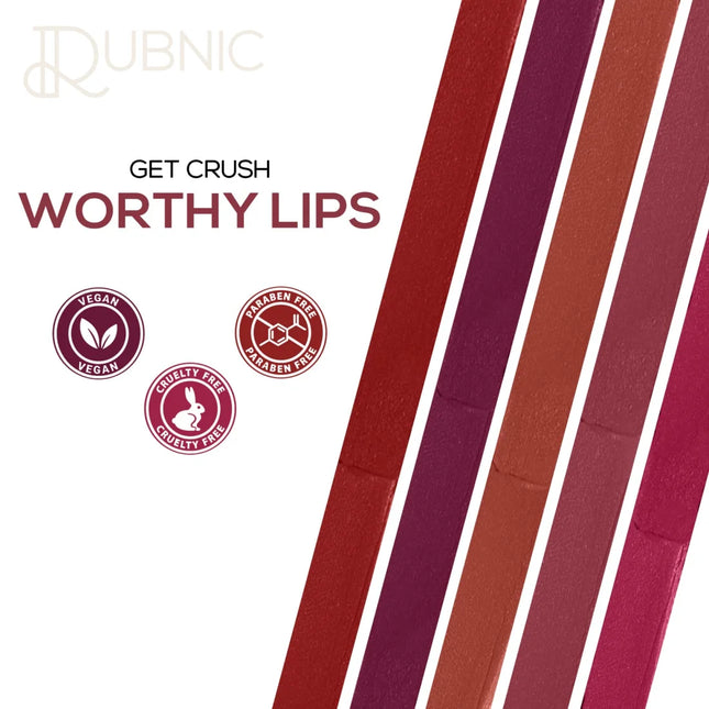 RENEE Crush Glossy Lipstick Besos 4gm - LIQUID LIPSTICK