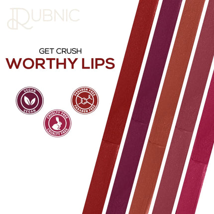 RENEE Crush Glossy Lipstick Caliente 4gm - LIQUID LIPSTICK