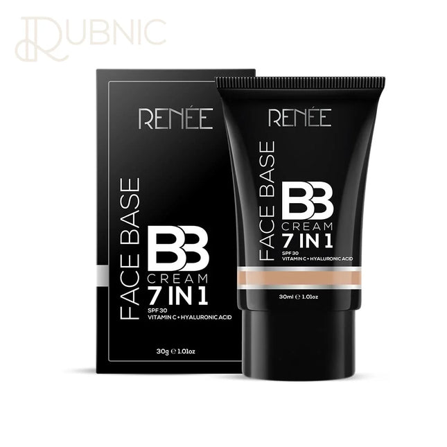 RENEE Face Base BB Cream 7 in 1 with SPF 30 PA+++ Biscuit