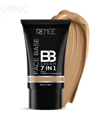 RENEE Face Base BB Cream 7 in 1 with SPF 30 PA+++ Hazelnut