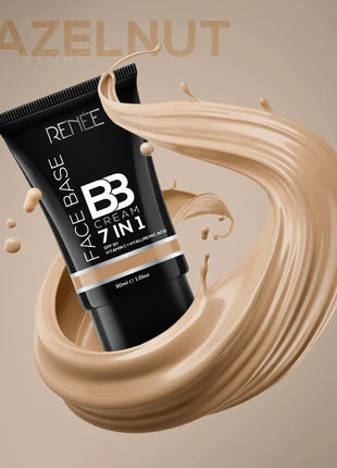 RENEE Face Base BB Cream 7 in 1 with SPF 30 PA+++ Hazelnut