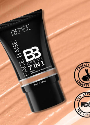 RENEE Face Base BB Cream 7 in 1 with SPF 30 PA+++ Truffle