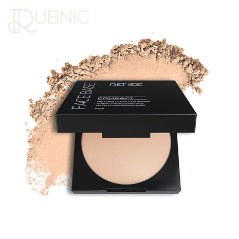 RENEE Face Base Compact Powder Macadamia Beige 9gm - COMPACT