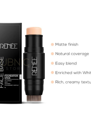 RENEE Face Base Foundation Stick with Applicator Cappuccino