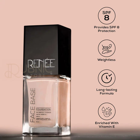 RENEE Face Base Liquid Foundation Creamy Latte 01 -