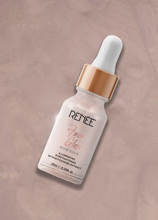 RENEE Face Gloss Primer Serum with Hyaluronic Acid Rose Gold