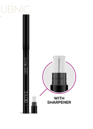 RENEE Hard Black Kajal Pen with Sharpener 0.35gm Pack Of 2 -