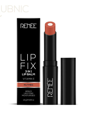 RENEE Lip Fix 3 in 1 Tinted Lip Balm Nutmeg 1.6gm - LIP BALM