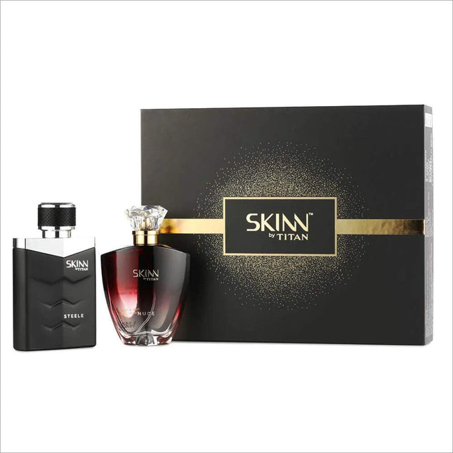 Skinn By Titan Fragrances Pair Nude and Steele - PERFUME