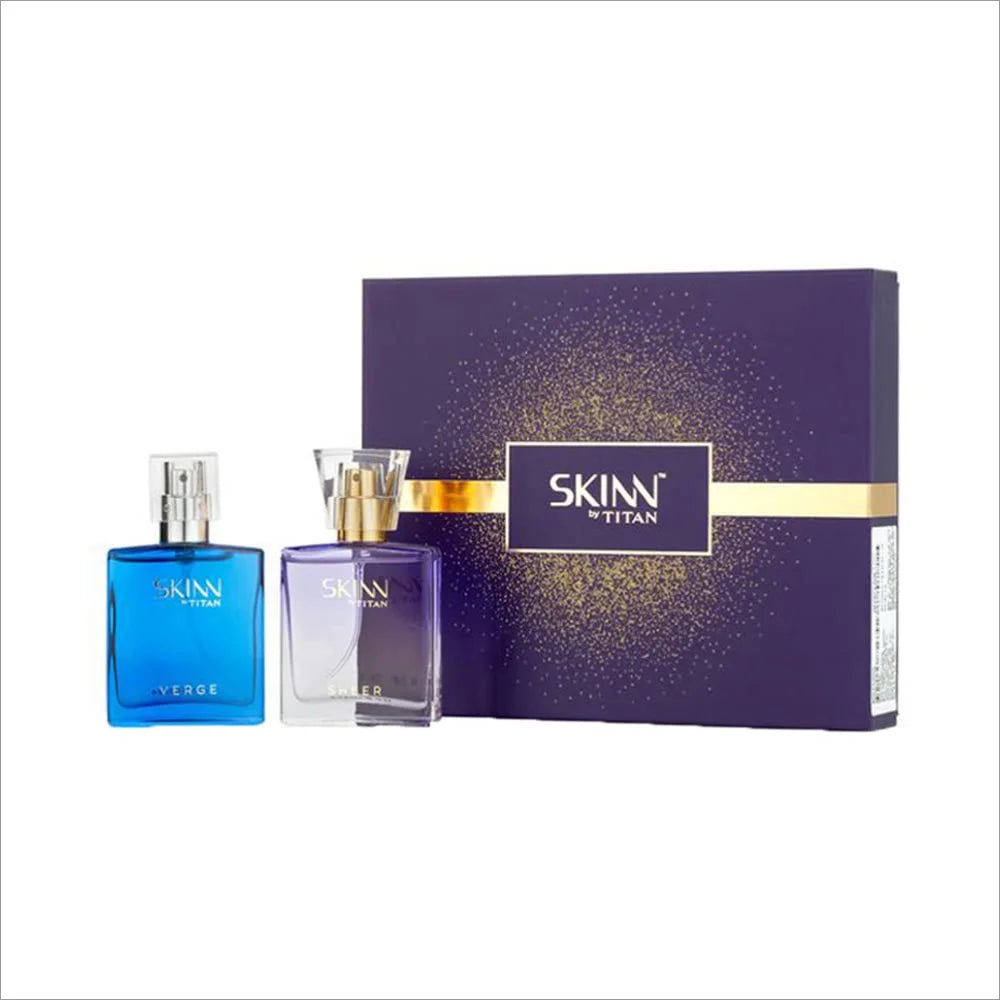 Buy Skinn by Titan Amalfi Bleu Gift Set Online At Best Price @ Tata CLiQ