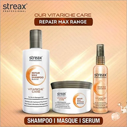 Streax Professional Vitariche Care Repair Max Hair Serum -