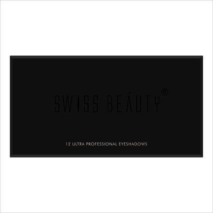 Swiss Beauty 12 Ultra Professional Eyeshadow Palette - eye