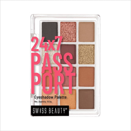 Swiss Beauty 24/7 Passport Eyeshadow Palette - eye shadow