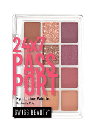 Swiss Beauty 24/7 Passport Eyeshadow Palette - Shade No. 1 —