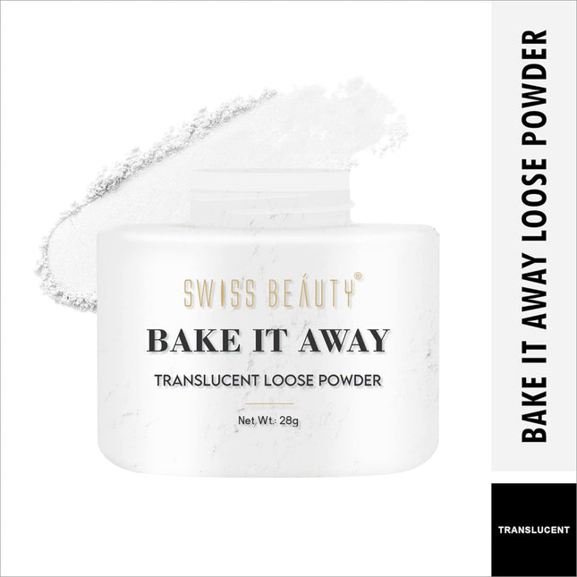 Swiss Beauty Bake It Away Makeup Loose Powder - FACE POWDER