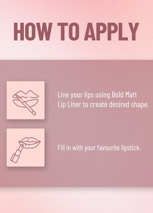 Swiss Beauty Bold Matt Lip Liner - lip liner