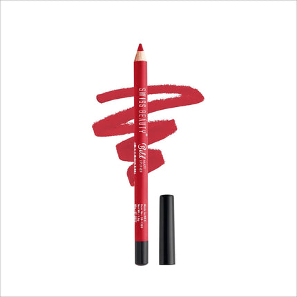 Swiss Beauty Bold Matt Lip Liner - Shade No. 5 — HOT RED