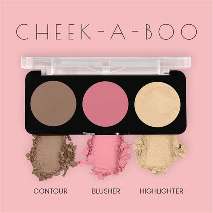 Swiss Beauty Cheek- A- Boo Face Palette With Blusher Contour