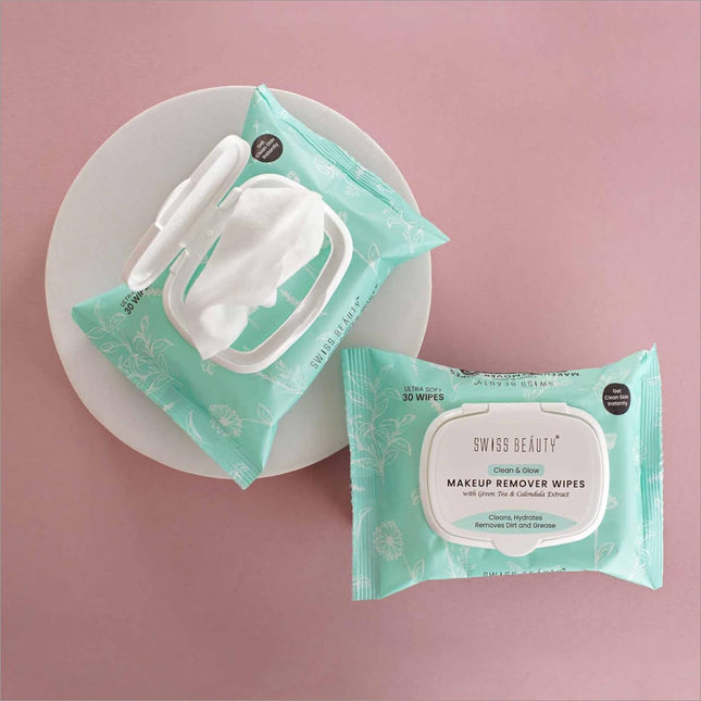 Swiss Beauty Clean & Glow Makeup Remover Wipes